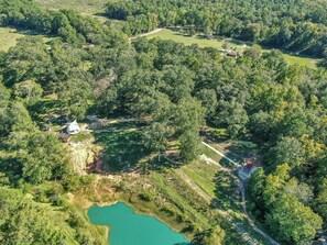 Cabaña de lujo, 1 cama de matrimonio, vistas al río | Vistas desde la habitación