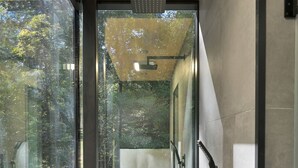 奢華小屋, 1 張加大雙人床, 河景 | 浴室