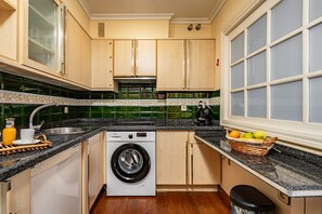 Microwave, oven, dishwasher, toaster
