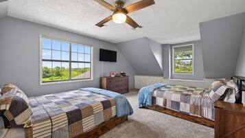 4 habitaciones, escritorio, cuna de viaje y wifi gratis