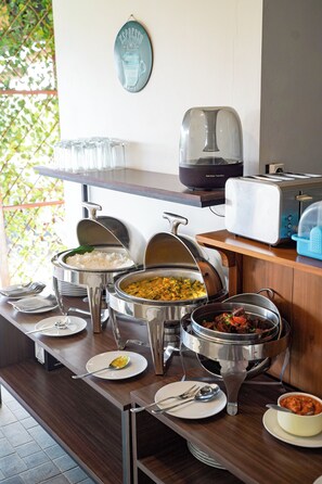 Komplett frokost er inkludert hver dag