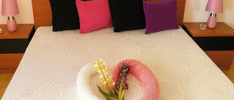 1 室のベッドルーム、WiFi、ベッドシーツ