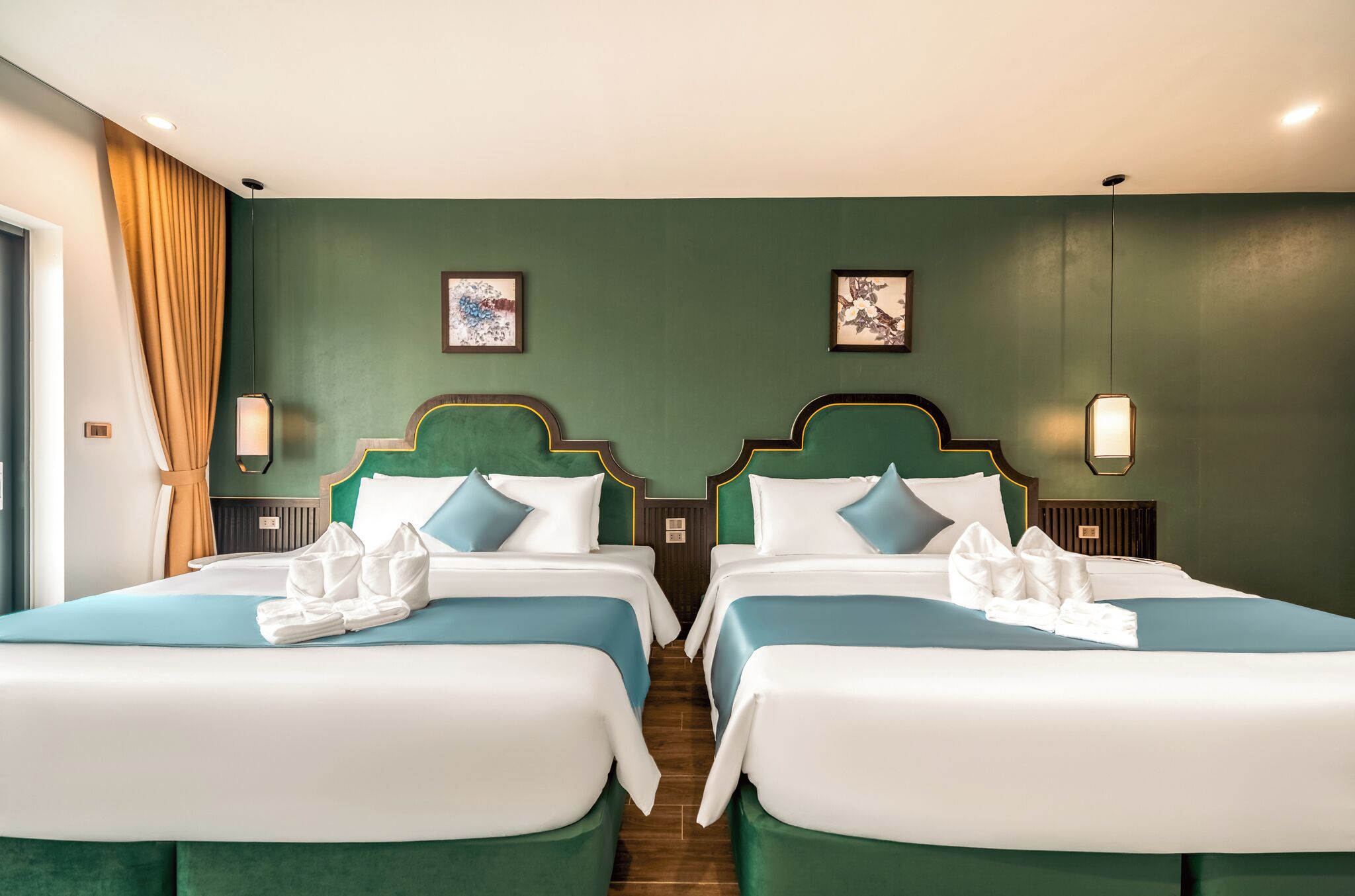 Chambre Quadruple Familiale, vue montagne | Wi-Fi gratuit