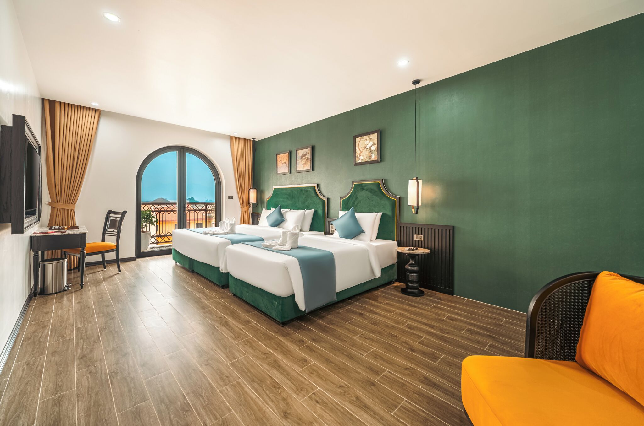 Chambre Triple, balcon | Wi-Fi gratuit