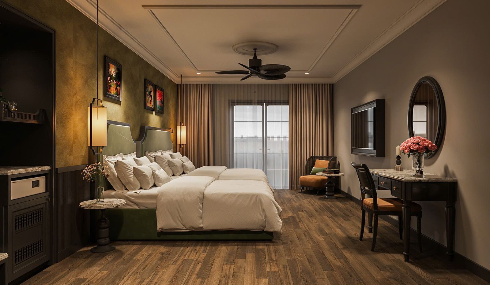 Deluxe-Doppelzimmer, Balkon, Bergblick | Kostenloses WLAN