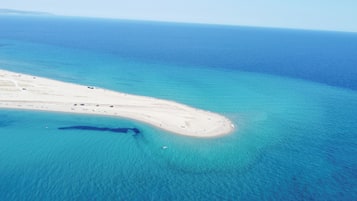 Beach nearby, white sand