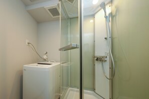 Apartment, Non Smoking (201) | Bathroom | Shower, free toiletries, hair dryer, slippers - TS Annex Yoyogi (Tokyo)
