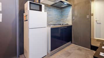 Leilighet, ikke-røyk (B(2p)) | Eget kjøkken | Kjøleskap, mikrobølgeovn, kokeplater og vannkoker