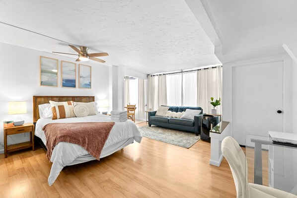 1 bedroom, iron/ironing board, free WiFi, bed sheets