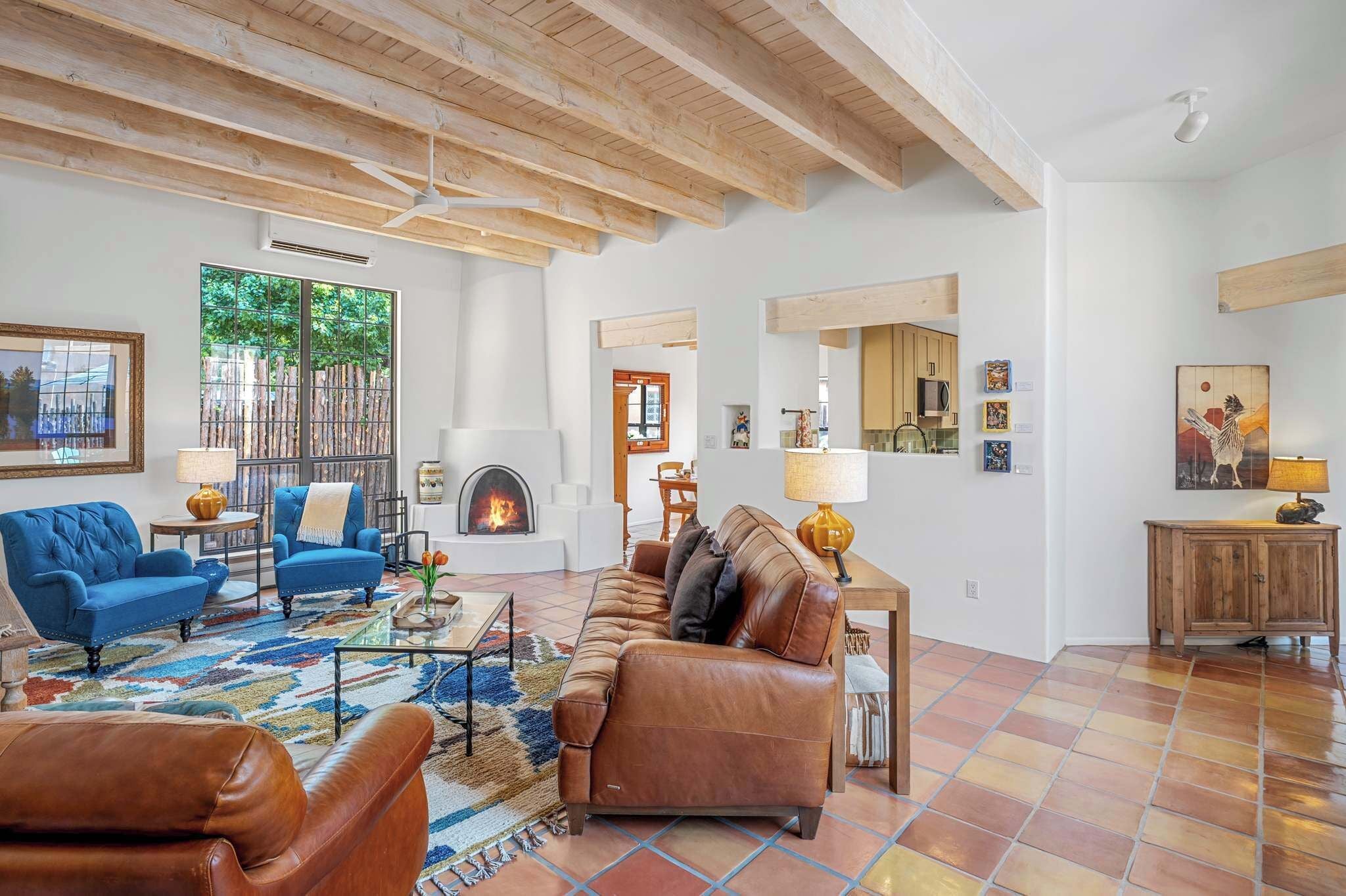 Smart TV, fireplace, offices