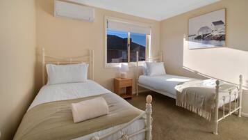 3 bedrooms, iron/ironing board, travel cot, WiFi