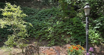 Charming 4-bedroom cabin in Maggie Valley, peaceful setting in the woods