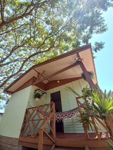 Charming cabin in brilliant Centro Montenegro with WiFi, AC,  outdoor fireplace