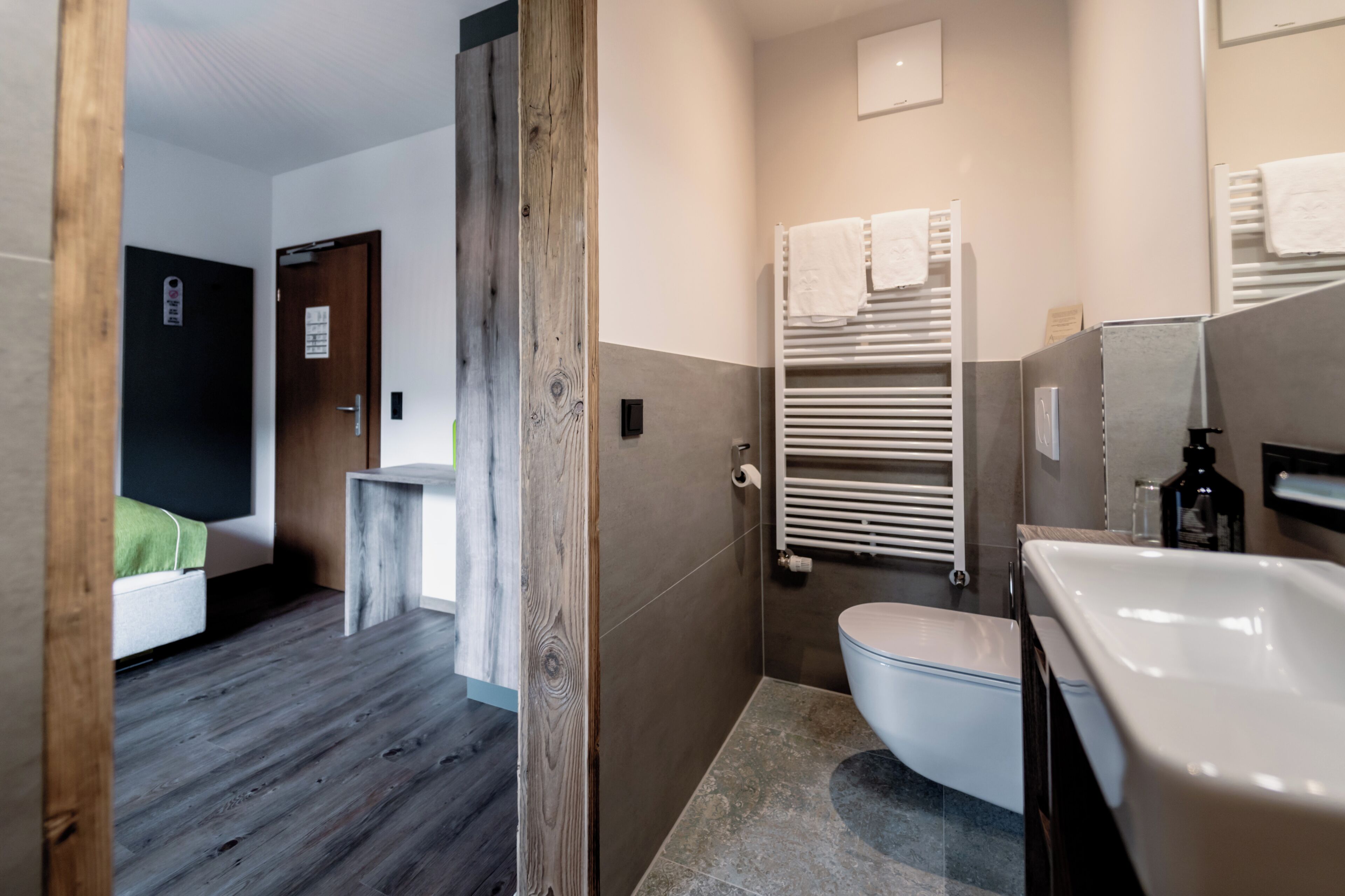 Basic Single Room, Balcony, Mountain View | Bathroom