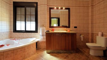 Shower, jetted bath, bidet
