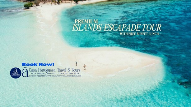 Una playa tropical con aguas turquesas cristalinas y una orilla de arena blanca.