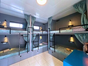 Deluxe-fællessovesal | Premium-sengetøj, individuel indretning, gratis Wi-Fi, sengetøj