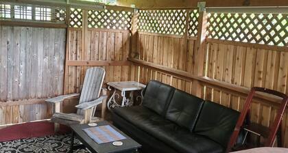 Hot Tub and King bed with 3 other beds