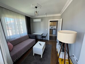 Standard Apartment, Kitchen, Park View | Living area