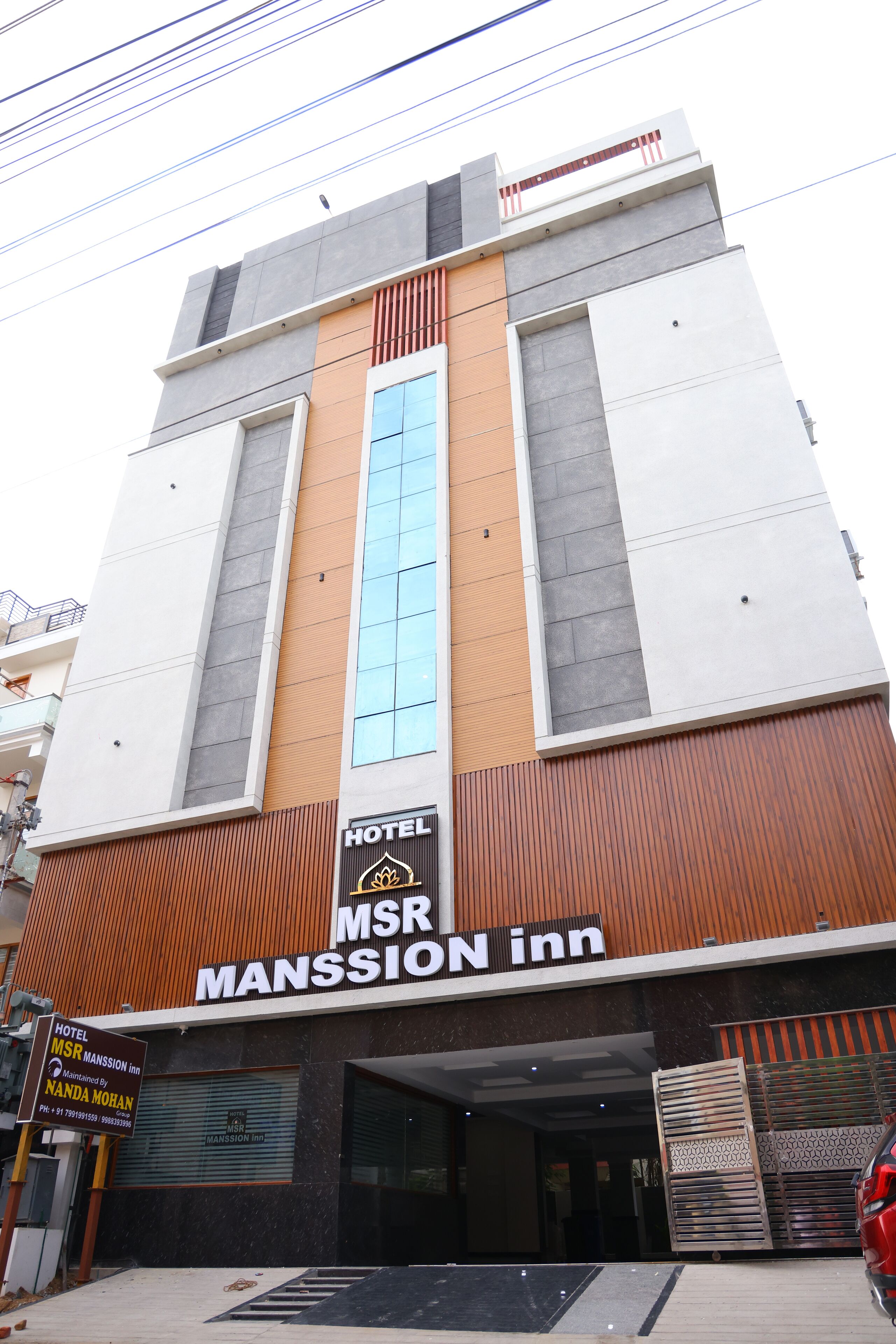 Façade de l’hébergement