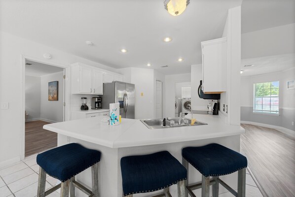 Signature House, 3 Bedrooms, Non Smoking, Patio | In-room dining - Tranquil Haven | Pet Friendly (Pensacola)