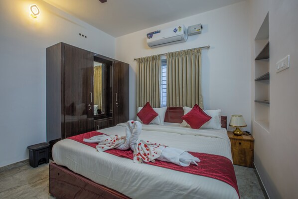 6 makuuhuonetta, silitysrauta/-lauta, Wi-Fi, vuodevaatteet