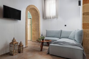 TV connectée, cheminée