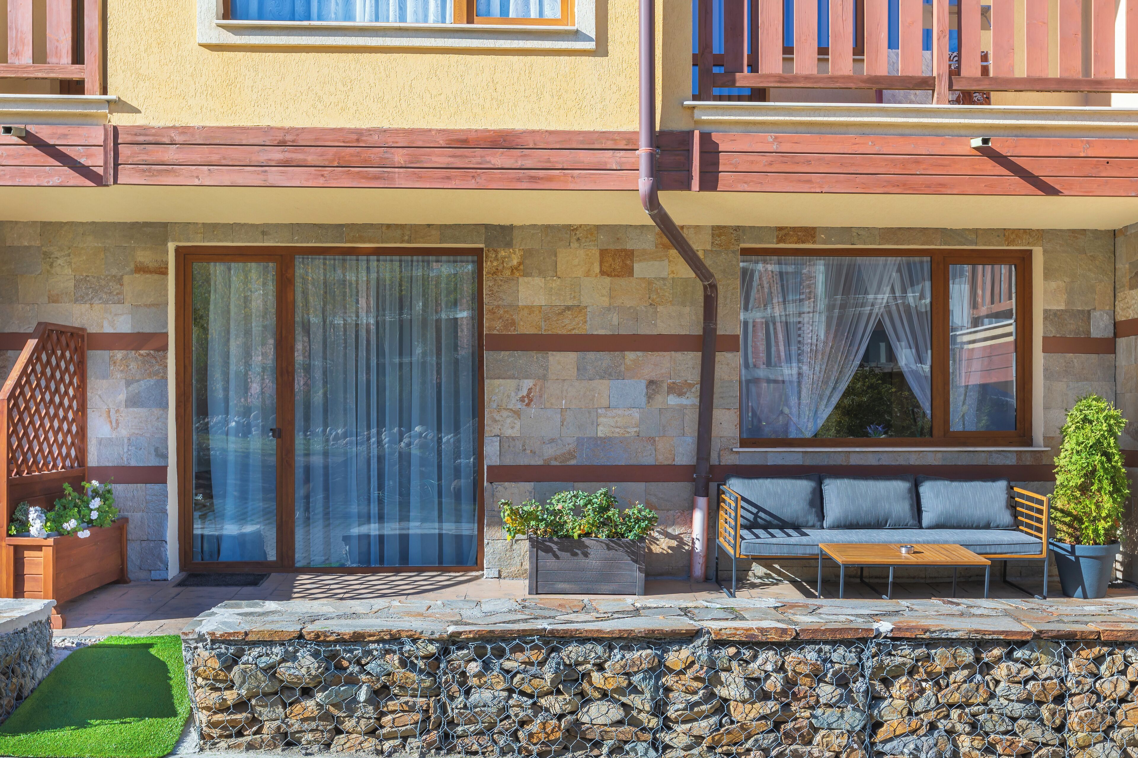 Family Apartment, Kitchen, Mountain View | Terrace/patio