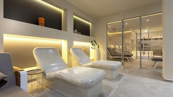 Sauna, steam room