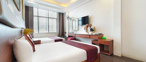 Habitación familiar | Wifi gratis y ropa de cama