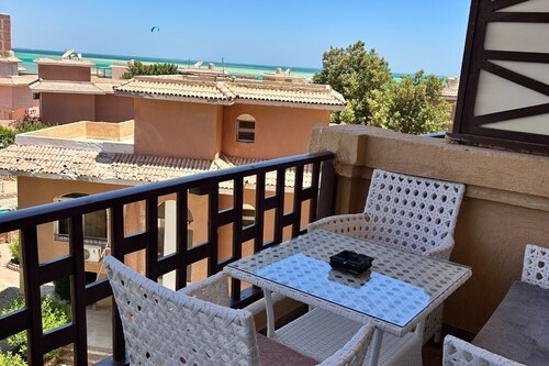 Chalet with Pool & Side View – Turtles Beach, Hurghada Concierge