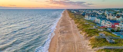 Una spiaggia nelle vicinanze