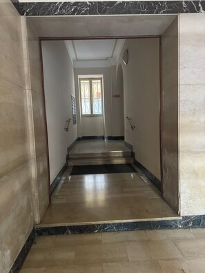 Interior entrance
