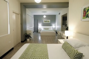 1 bedroom, iron/ironing board, travel crib, WiFi