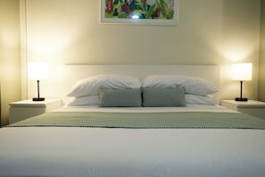 1 bedroom, iron/ironing board, travel crib, WiFi
