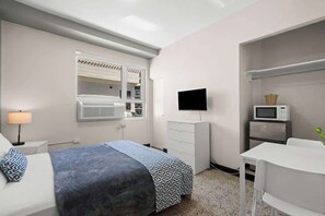 1 bedroom, iron/ironing board, travel crib, free WiFi