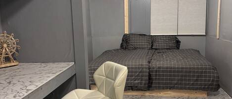 1 غرفة نوم وواي فاي وملاءات أسرّة