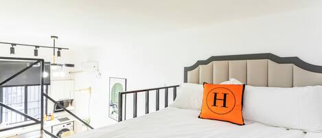 Suite, 1 Double Bed | Blackout drapes, iron/ironing board, free WiFi, bed sheets