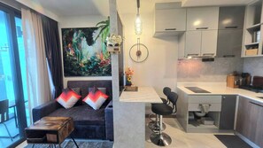 Shared Dormitory, 1 Bedroom, Accessible, Balcony | Private kitchen - Room-a304 - 1 Bedroom Condo With Sea Vie (Krabi)