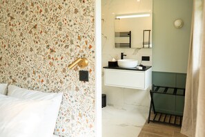 Classic Double Room, Garden View | Egyptian cotton sheets, premium bedding, individually decorated - Le Clos du Château (Amboise)