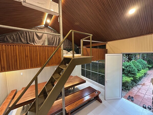 Familienchalet, Gartenblick | Schallisolierte Zimmer, kostenloses WLAN, Bettwäsche