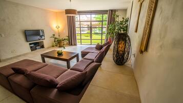 Télévision, table de tennis de table