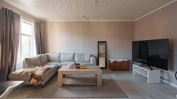 Una televisión, una oficina