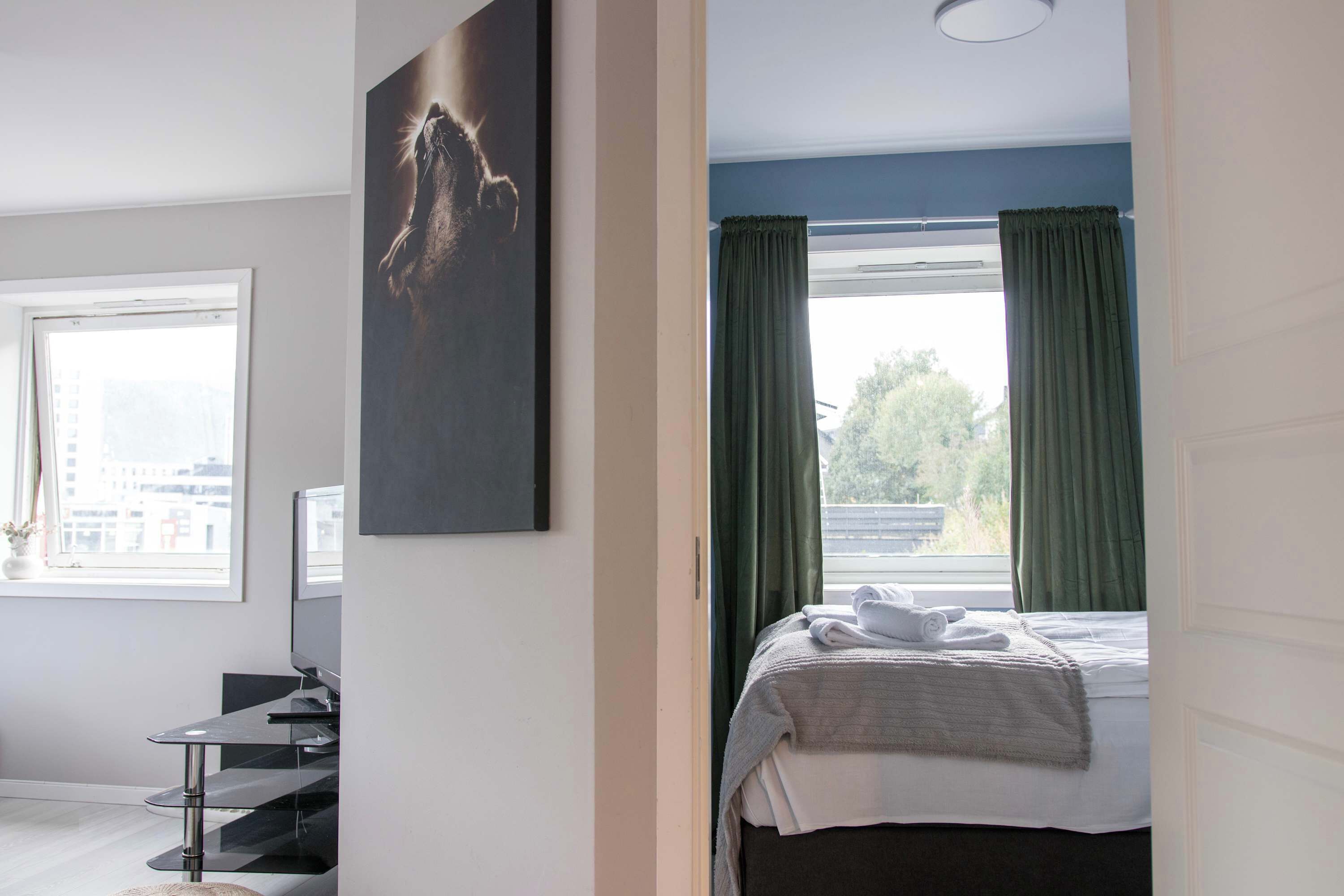 2 soverom, reiseseng for barn, wi-fi og sengetøy