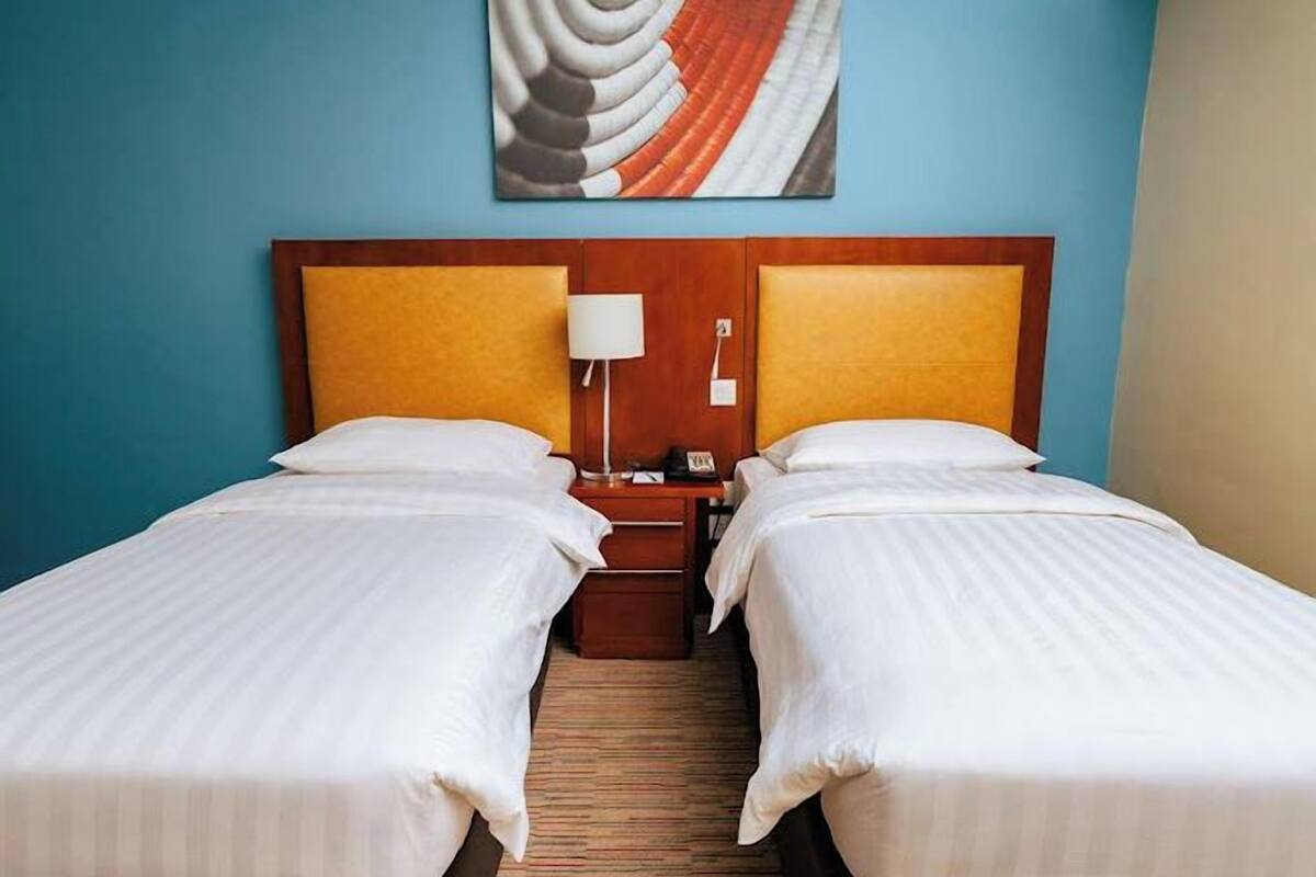 Double or Twin Room, Balcony, City View | Iron/ironing board, free WiFi