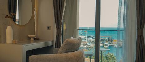 Chambre Deluxe, balcon, vue mer