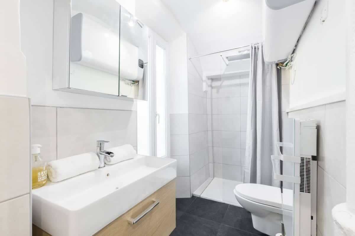 Een douche, een haardroger