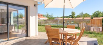 House near the Bassin - 3 bedrooms - Swimming pool - 10 min Beach - Biscarosse