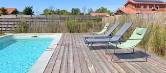 House near the Bassin - 3 bedrooms - Swimming pool - 10 min Beach - Biscarosse