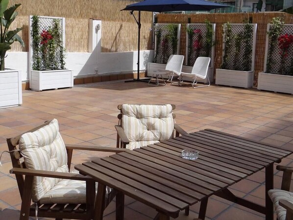 Terrace/patio - Hostal Balkonis (Barcelona)